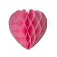 thumbnail image 1 of 8Inch Pink Heart Honeycomb Ball Decorative Hanging Decorations - For Valentine's Day Party Decoration - Home Wall Decor, Office Party Accent, Event Hanging Ornament, Bedroom, 1 of 3