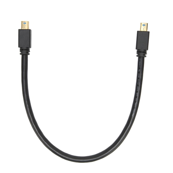 8K@60Hz, 4K@144Hz, 2K@165Hz Support, 30cm Mini DP to DP Connecter for PC, TV & More High-Speed DP1.4 Cable