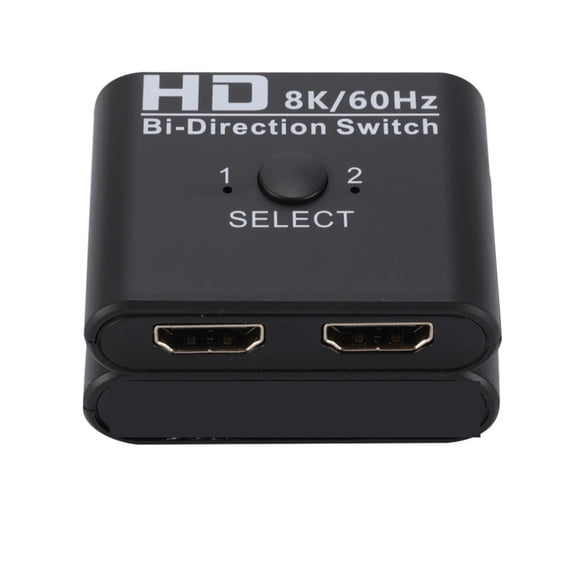 8K 60Hz Switch Splitter Bi-Directional 1x2/2x1 Two-Way Switcher Selector for TV Box Projector