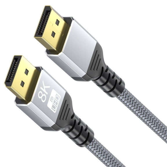 8K Cable DP1.4 Video Cable Supports 60Hz Refreshes Rate 32.4Gbps Bandwidth For High End Gaming Monitors