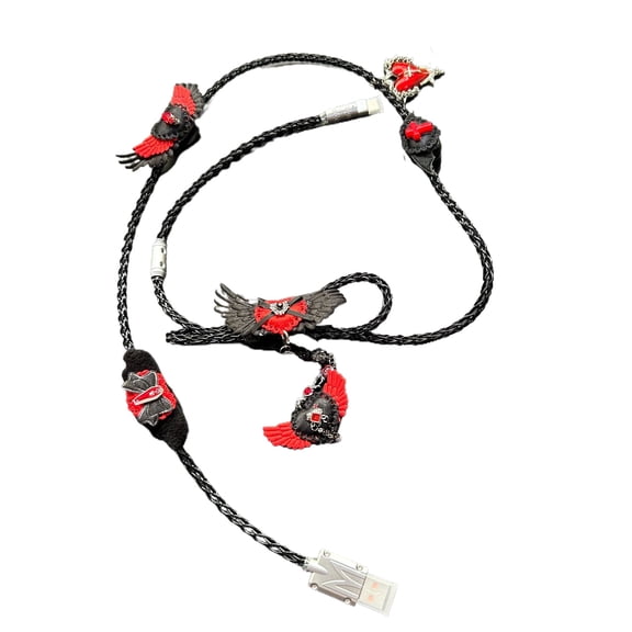 8K Coiled Aviator Cable, RGB USB C Data Cord for Mechanical Keyboard & Gaming PC
