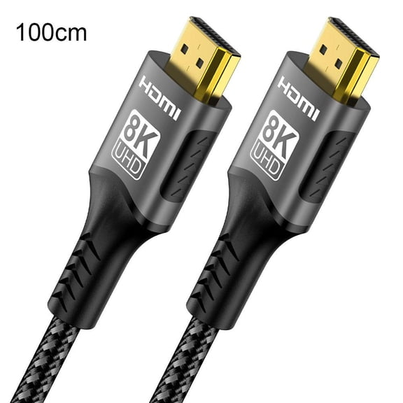 8K HDMI 2.1 Cable 48Gbps HD 4K240Hz HDR Video Cord for TV PC Laptop Used for High Quality Video Transmission