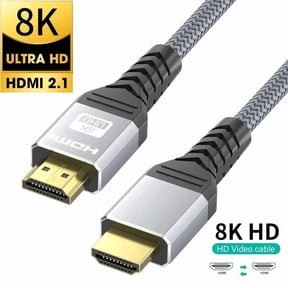 8K HDMI 2.1 Cable, 48Gbps Ultra High Speed HDMI Cord, Supports 8K@60Hz and 4K@120Hz, eARC HDR10 HDCP 2.3 Compatible with PS5, Xbox Series X, Roku, TV and Monitor