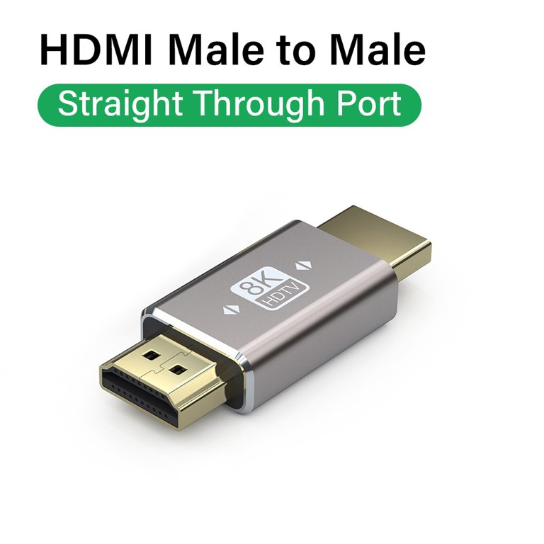 8K HDMI 2.1 Cable Adapter 90 Degree Right Angle Male to Female