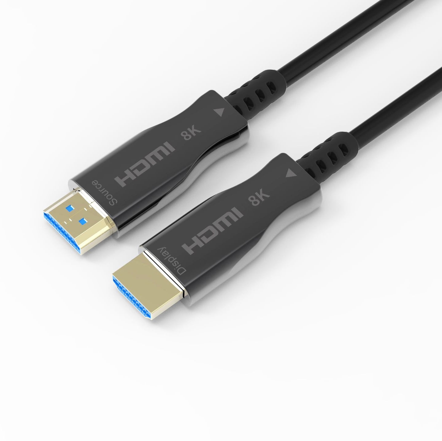 8K HDMI 2.1 Fiber Cable 15M 49.2 FT| J-Tech Digital Ultra High Speed 48 Gbps 4K @ 120Hz | 8K @ 60Hz Compatible with PS5 XBOX ROKU [JTECH-FCAB158K]