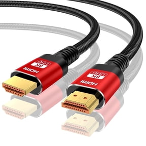 8K HDMI Cable 6FT/2M Slim 48Gbps High Speed HDMI Braided Cord-4K@120Hz 144Hz 8K@60Hz, HDCP 2.2&2.3, Dynamic HDR,eARC,DTS:X,RTX 3090,Compatible with Projector , Laptop , Television , Monitor