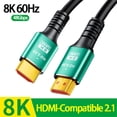 thumbnail image 1 of 8K HDMI-Compatible 2.1 Video Cable 48Gbps High Speed 8K@60Hz 48Gbps Adapter For   Laptop TV Box HDTV 2.1 Cord, 1 of 7