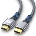 thumbnail image 1 of 8K Hdmi Cable 10ft High Speed HDMI Cable 8K@60HZ 4K@120HZ 48Gbps for HDTV,PS4,PS5,Monitor Laptop,Xbox,HDCP Support HDR,Ethernet,Dolby, 1 of 7