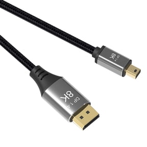 8K Mini DP to DP Cable Smooth 8K@60Hz, 4K@144Hz Cable for Gaming Monitor Laptop