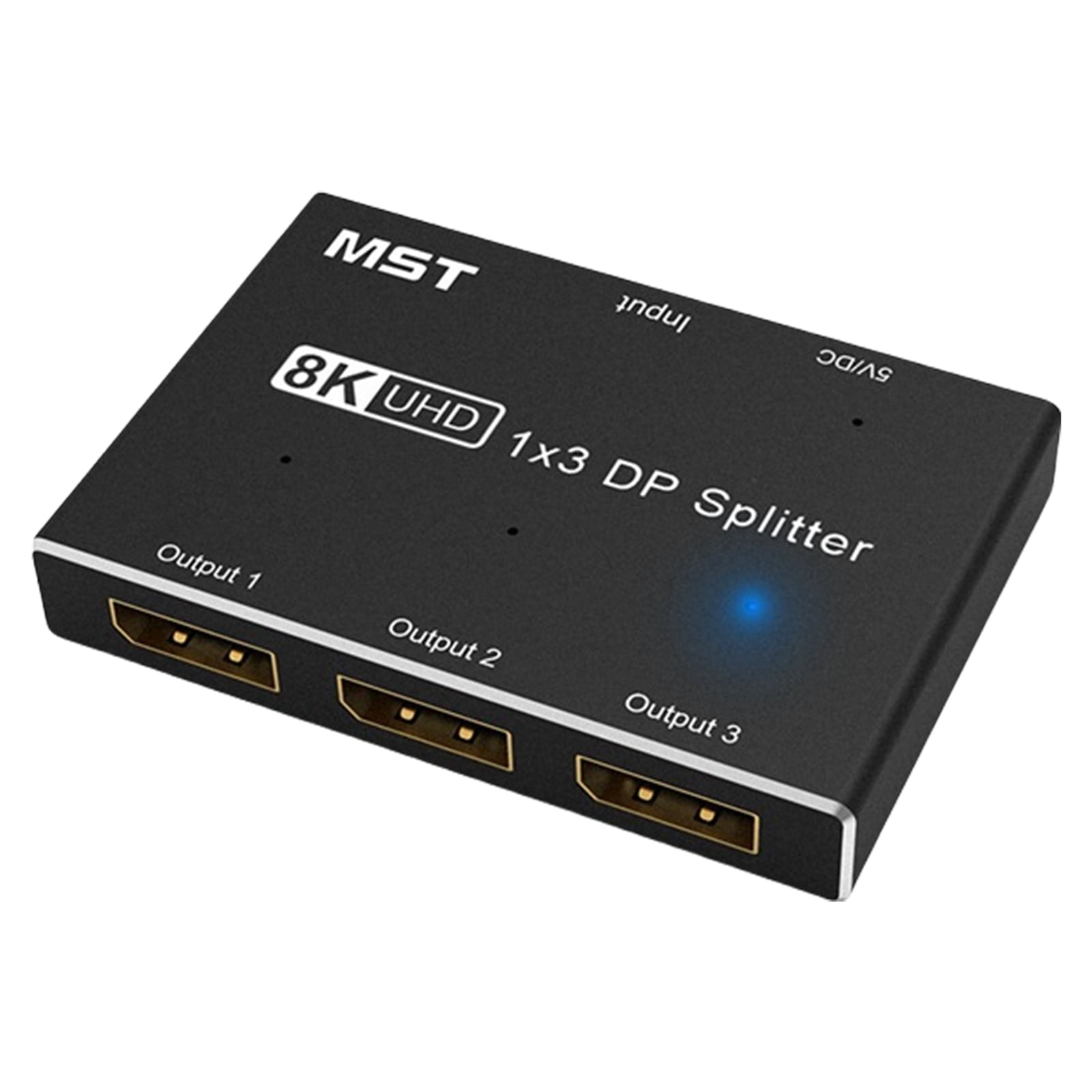 8K Splitter 1 in 3 Out to DisplayPort+HDTV Support Extend Video ...