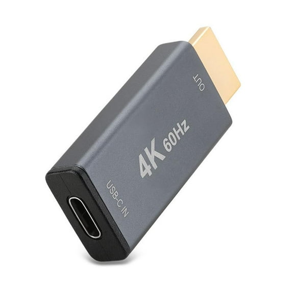 8K USB C Female to HDMI Male Adapter (1 Pack) -Directional Display Conve