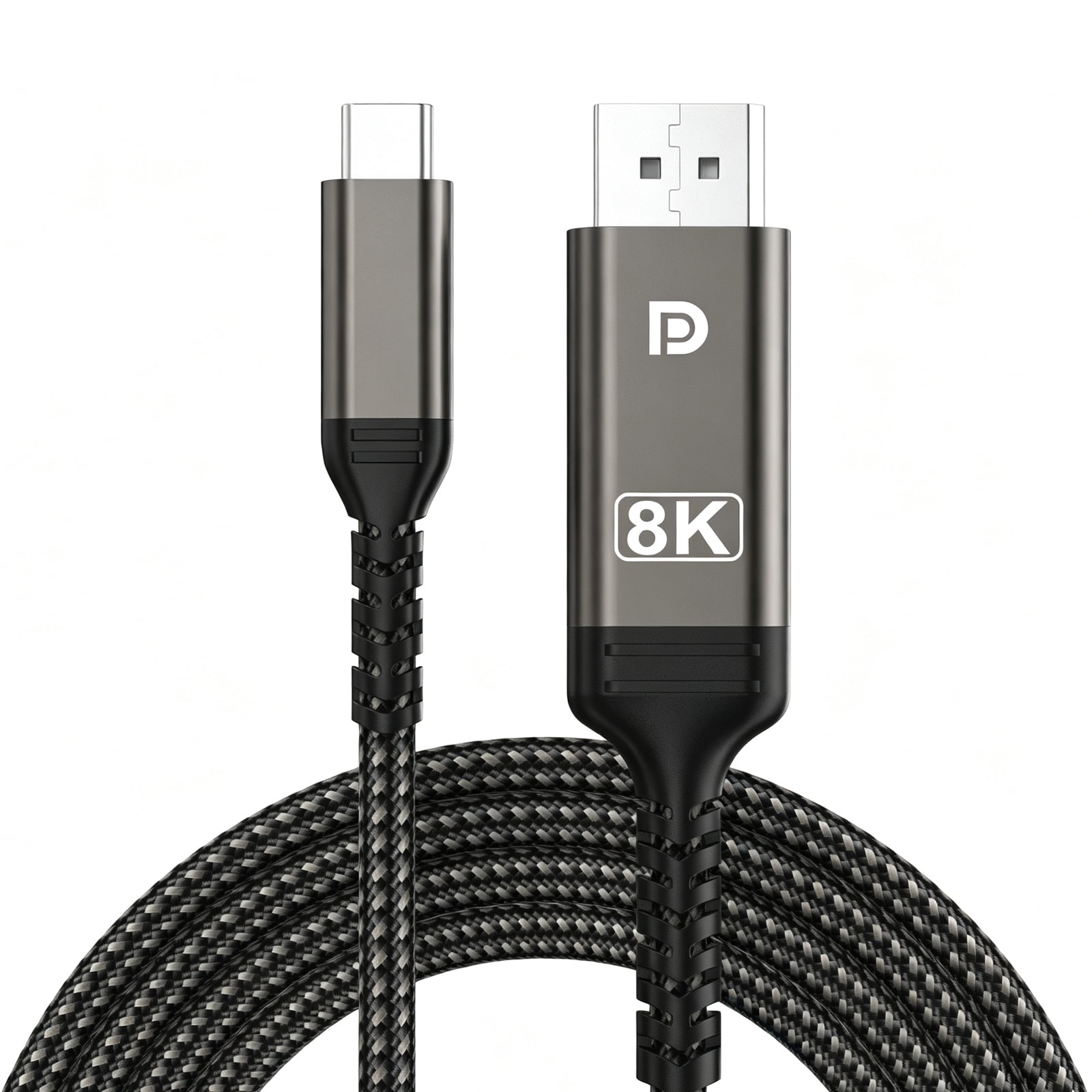 Output Unit Display 8K USB C to DisplayPort Cable with DisplayPort 1.4 Output, Plugs-and ...