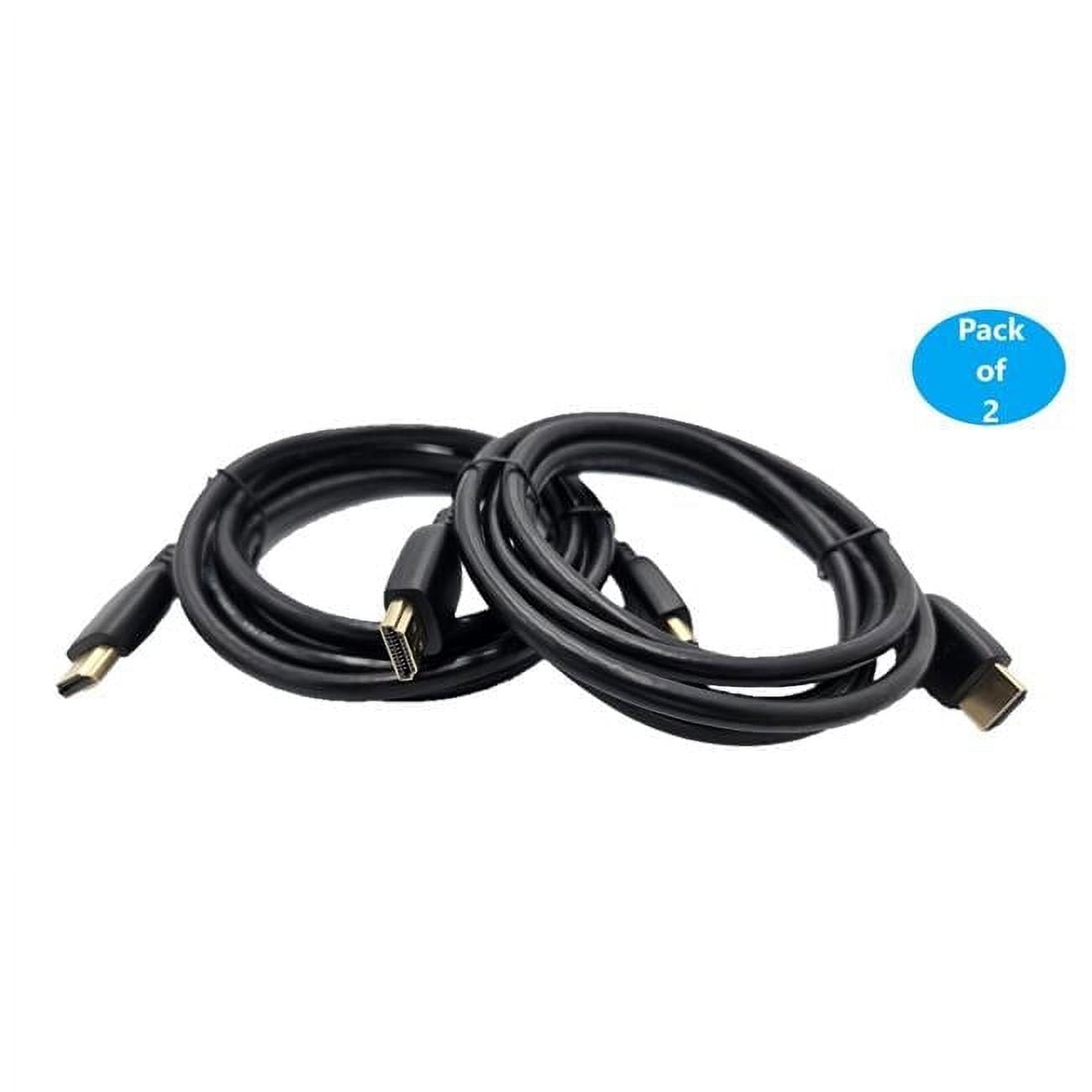 8K Ultra High-Speed 25AWG HDMI Cable, 15ft, 2-Pack