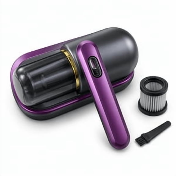 8KPA Rechargeable Handheld Bed Vacuum Cleaner, Super Suction and Low Noise, UV, Washable Filter for Deep Cleaning, Handheld Vacuum Cleaner, Cordless Mattress Vacuum Cleaner