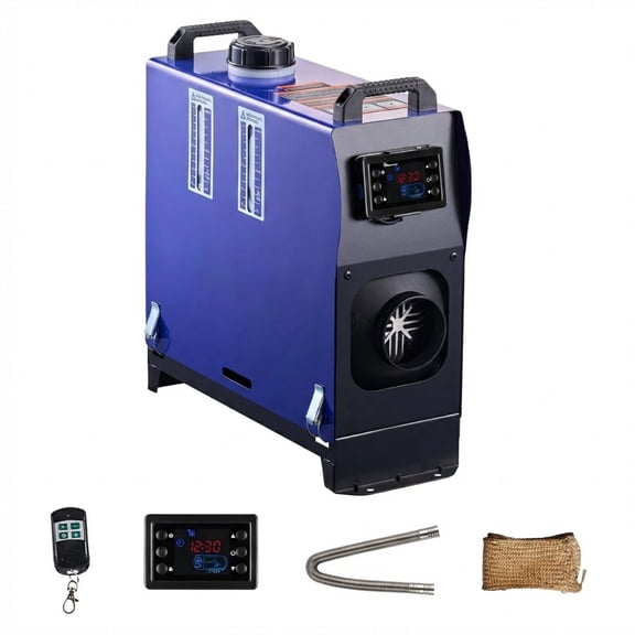 8KW 12V/24V Portable Diesel Heater, All-in-One with Remote & LCD Screen, Low Noise for Vans, RVs, Campers, Trucks