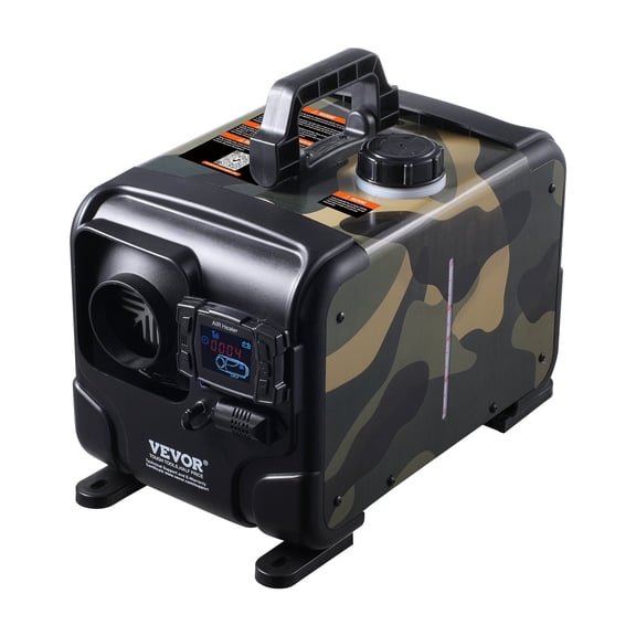8KW Diesel Parking Heater with Smart Bluetooth APP Control, 12V/24V Dual Voltage, LCD Remote for Van RV Camping, Garage, Workshop