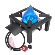 TOMSHOO High Pressure Burner Propane Camping Stove - Outdoor Cooking with Heat Shield and Guard