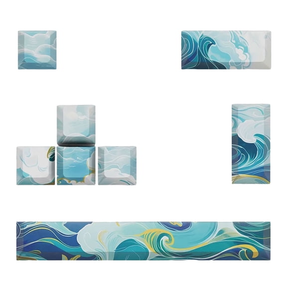 8Key Customed Mechanical Keyboards Keycaps ESC Enter 6.25u SpaceBar PBTs Original Profile Novelty Key Covers Keyboards