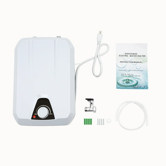 8L 1500W Instant Hot Water Heater Electric Tankless On Demand House Shower Sink