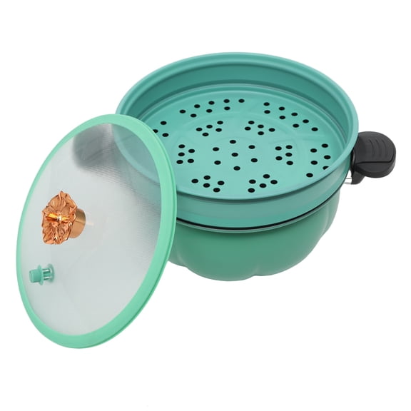 8L/2.11gal Micro-pressure Pot Pumpkin ShapedPressure Cooking Pot with Steamer & Lid