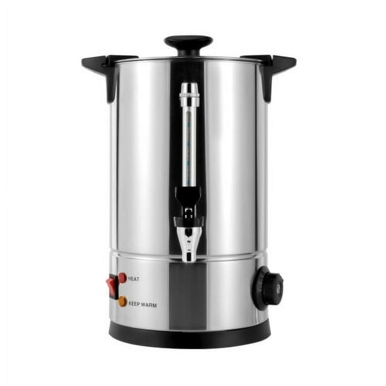 BENTISM Commercial Coffee Urn 110 Cup Stainless Steel Coffee Dispenser Fast  Brew