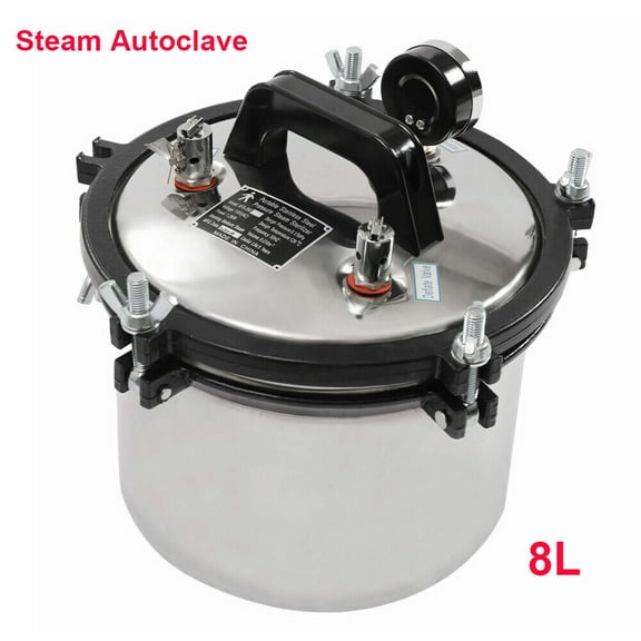 8L Autoclave Steam Sterilizer Dental Equipment Sterilization Medical Sterilizer