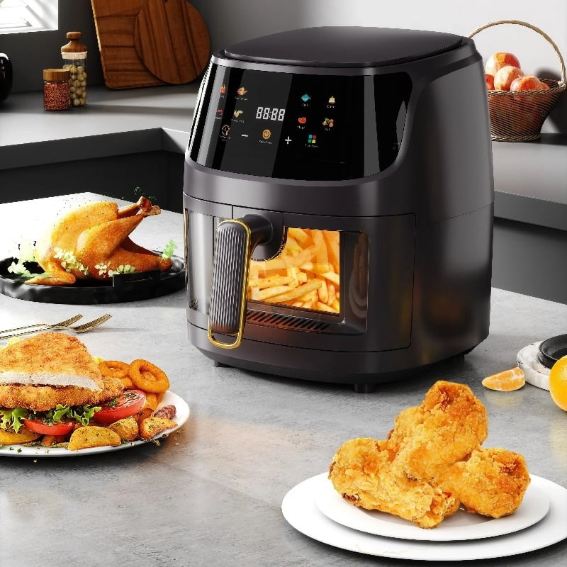 [8L Electric Deep Fryer] 8L Large Family Electric Deep Fryer with One ...