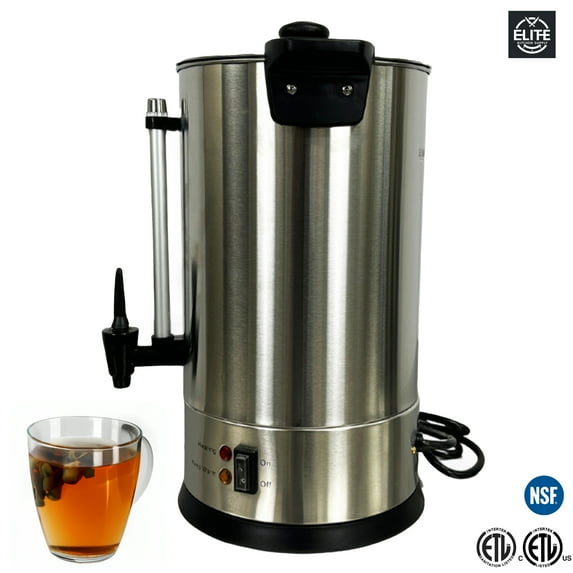 8L Electric Water Boiler, 1300W Commercial Dispenser Coffee Tea Dispenser, Commercial Grade Stainless Steel