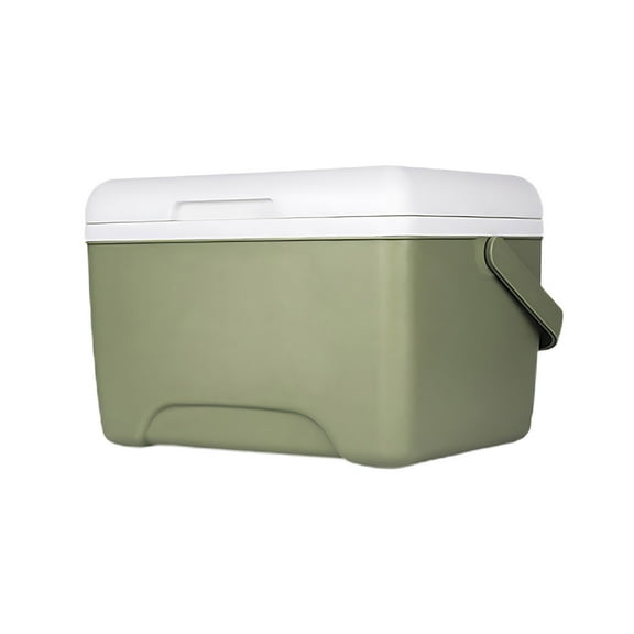 8L Portable Insulated Box | Outdoor Refrigerator for Car & Picnics | Food & Drink Cooler with Ice Crystal Box & 5 Ice Bags | 11 x 8 x 6 Inches