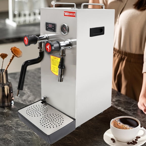 Commercial Milk Frother Steamer 8L Full Automatic Boiling Water Frothing Machine