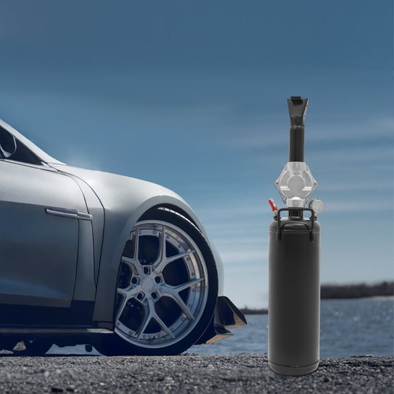8L Tire Bead Seater Air Blaster Tool Portable Trigger Seating Inflator 2.1 Gallon For Cars, Motorcycles