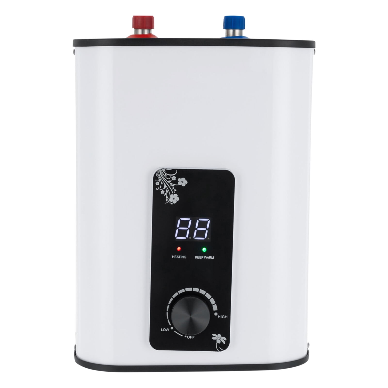 8L Water Heater, Under Sink Instant Hot Water Heater, 1500W Power with 1.76 Gallon Storage Tank, Perfect for Kitchen, Bathroom