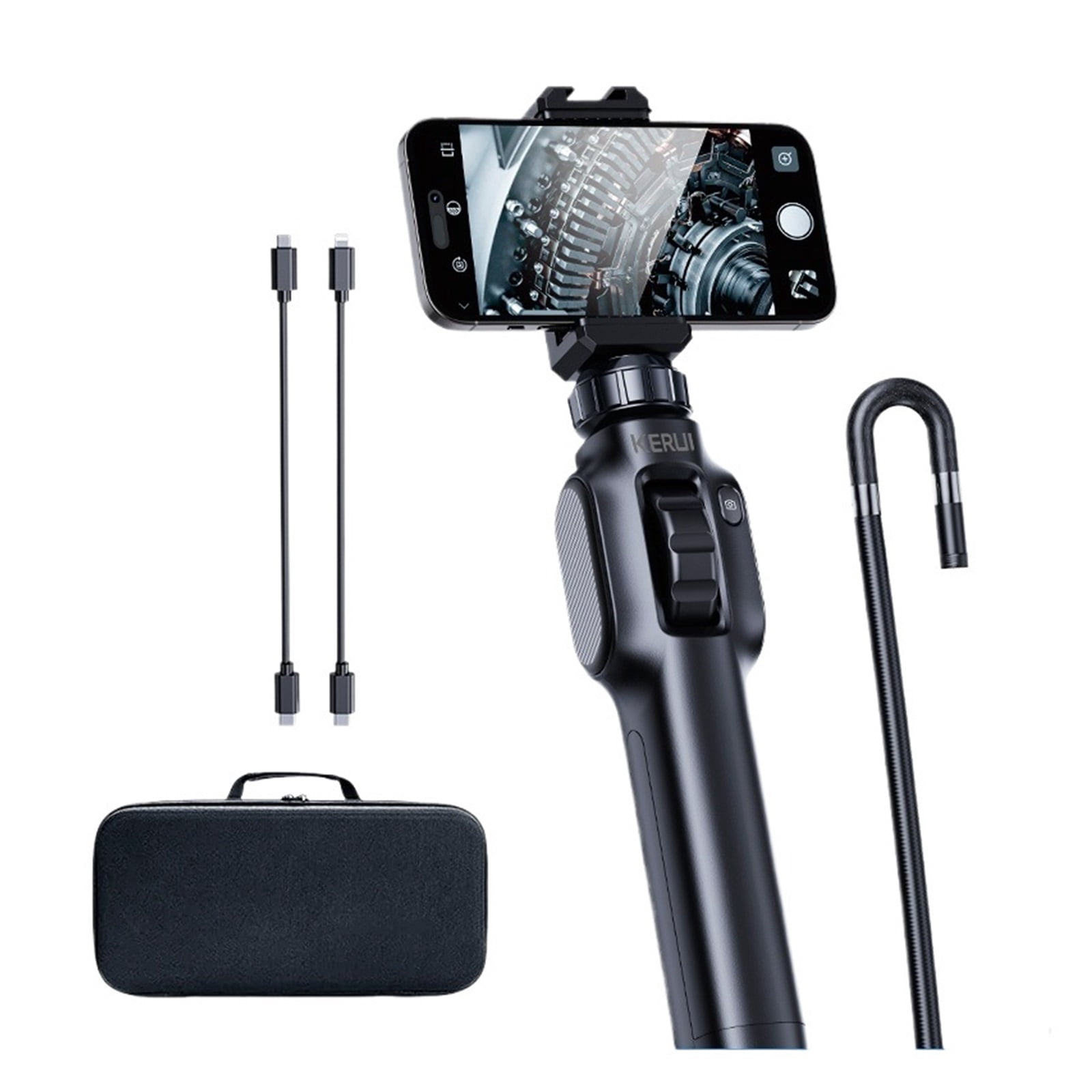 8LED 360Degree 2MP Waterproof Sewer Pipe Inspection Endoscope Camera ...
