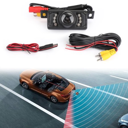 8LED Car License Rear View Reverse Backup Camera Night Vision 480TVL Vehicle Parking Monitor System Car Accessories