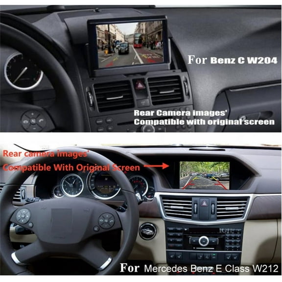 8LED Car Rear View Backup Camera For Mercedes C Class W204 S204 Factory Stereo
