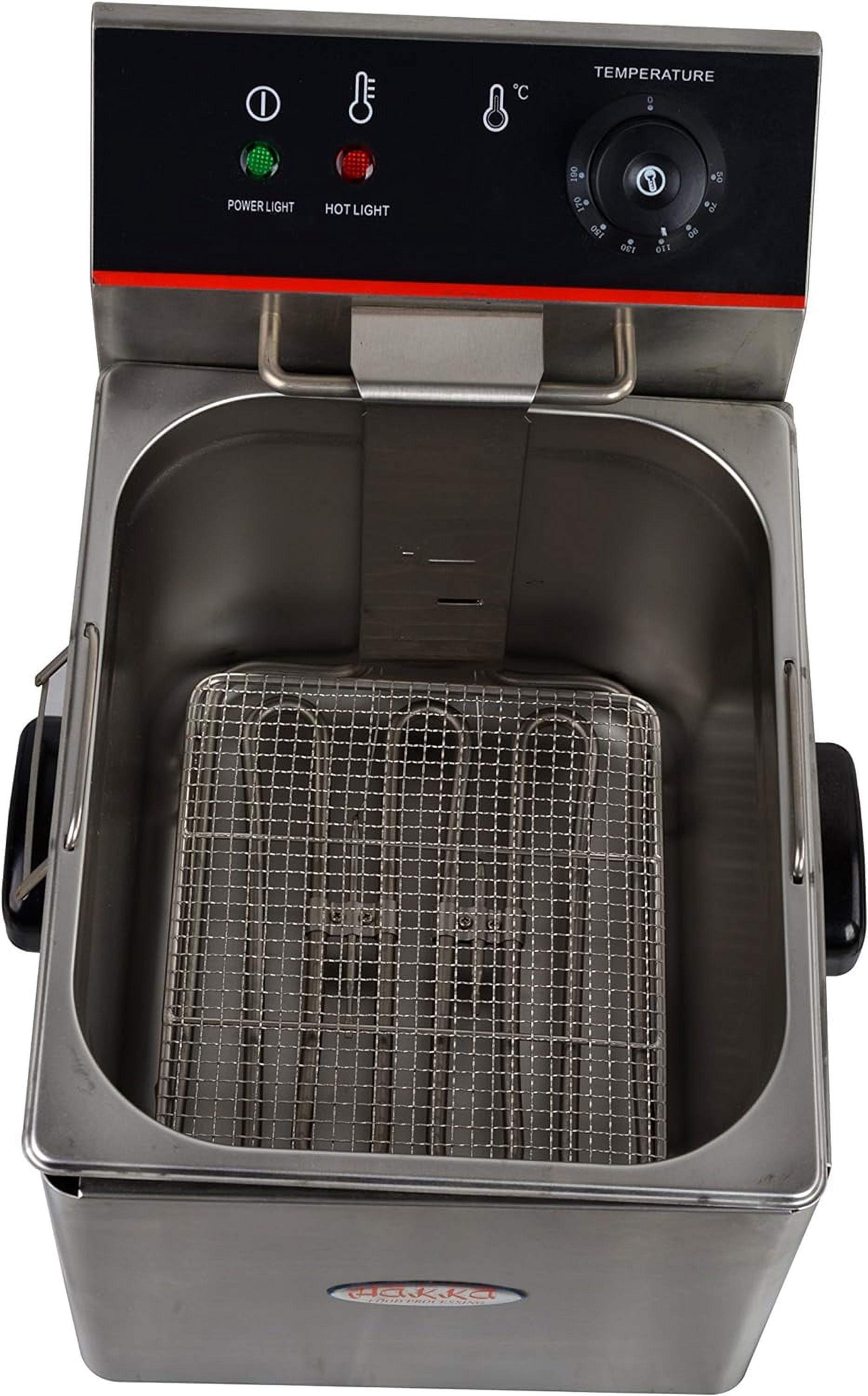 8Lx2 Stainless Steel Deep Fryers Electric Professional Restaurant Grade