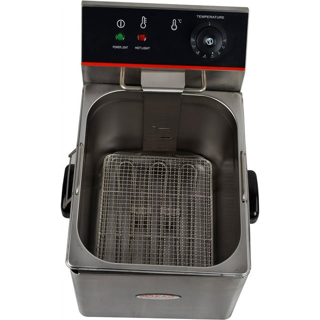 8Lx2 Stainless Steel Deep Fryers Electric Professional Restaurant Grade Turkey Fryers (TEF8L2