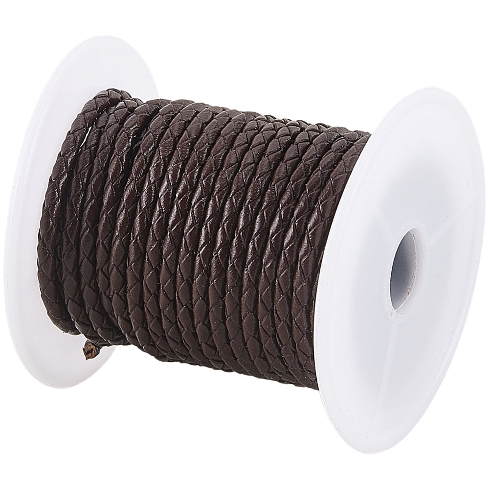 8M Cowhide Leather Cord Round Leather Rope String for Bracelets with ...