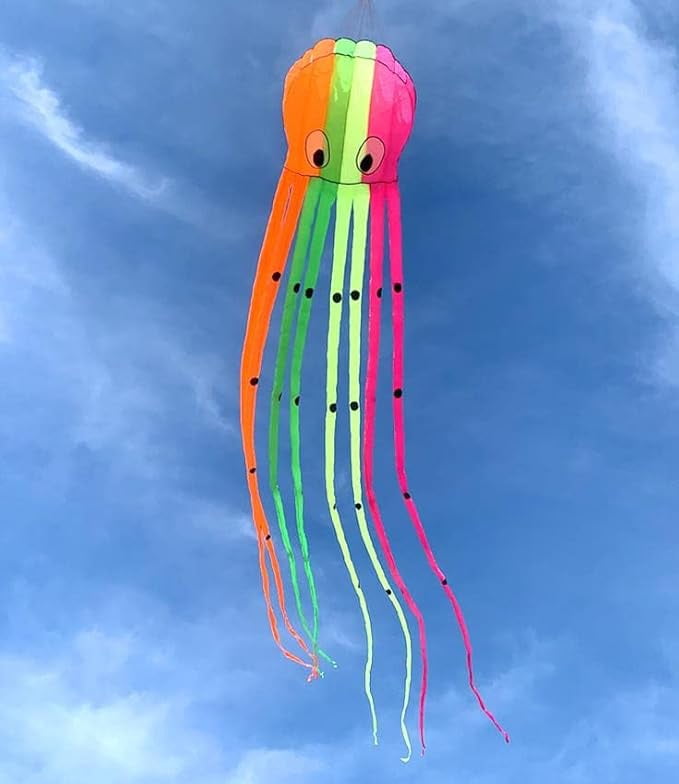 8M Kites Professional Giant Power Kites for Adults Octopus Kite