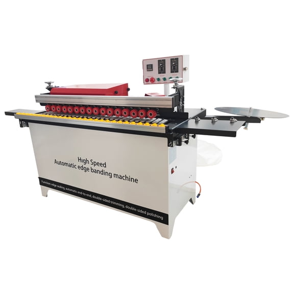 8M/MIN Straight Line Automatic Edge Banding Machine High-Speed Edge Banding Trimming 110V