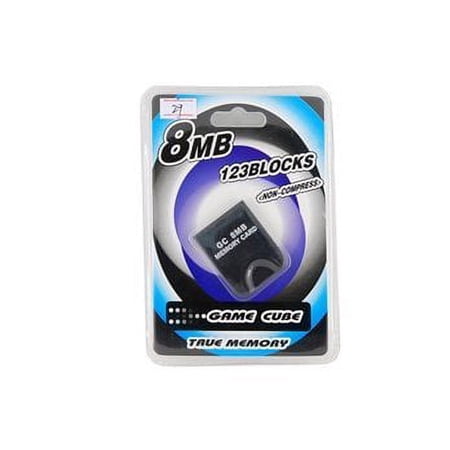 Pre-Owned 8MB Memory Card for Game Cube GC (Black)