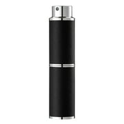 8ML Perfume Atomizer, Empty Leather Cologne Spray Bottle, Mini Perfume Sprayer Dispenser for Travel 1PCS, Black