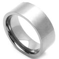 thumbnail image 1 of 8MM Comfort Fit Stainless Steel Wedding Band Satin Finished Classic Flat Ring (Size 8 to 15), 1 of 2