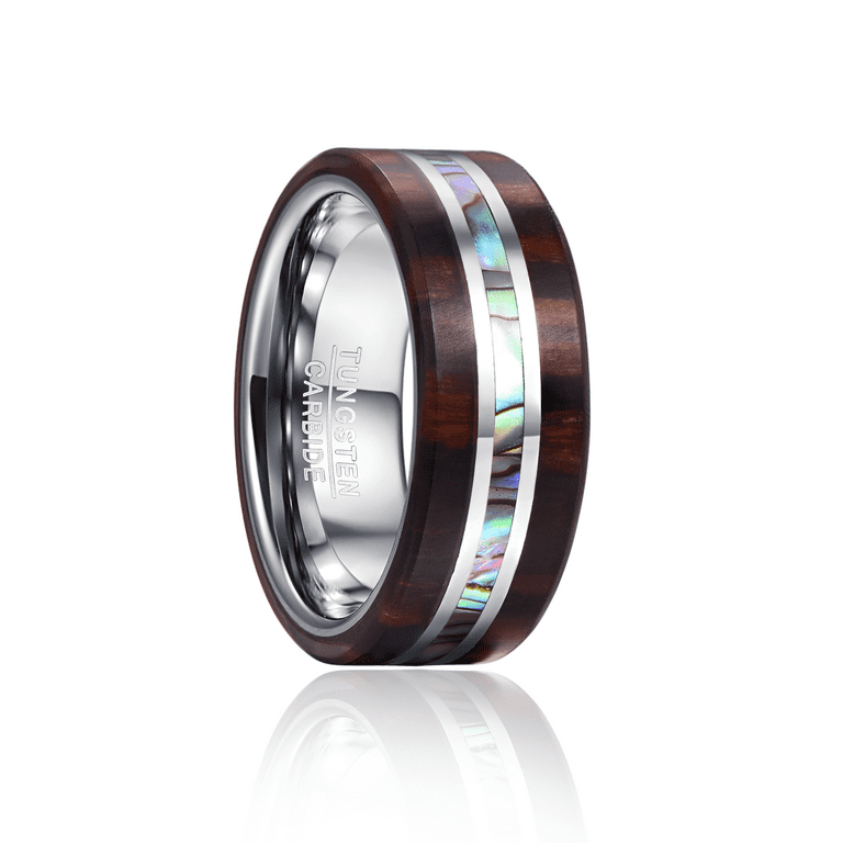 Tungsten carbide shop rings walmart