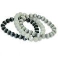 thumbnail image 1 of 8MM Three Piece Stackable Cats Eye Stretchy Bracelets, 1 of 1