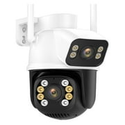 8MP 4K IP Camera Outdoor Dual Lens PTZ Surveillance Camera 4MP HD Wireless Security Protection CCTV Camera P2P