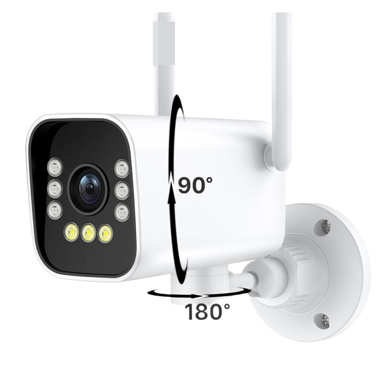 8MP 4K PTZ Camera Outdoor 4MP AI Human Detection IP Camera 1080P Color