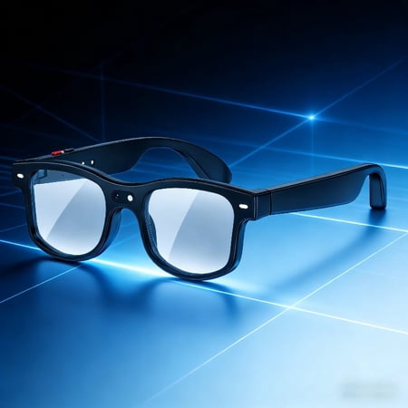 8MP AI Smart Glasses, Video Audio Recording, ChatGPT Translation, WiFi Transfer, Music Calls, Image Recognition, Rechargeable Sports Eyewear
