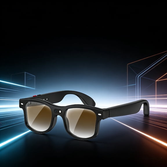 8MP AI Smart Glasses, Video Audio Recording, ChatGPT Translation, WiFi Transfer, Music Calls, Image Recognition, Rechargeable Sports Eyewear