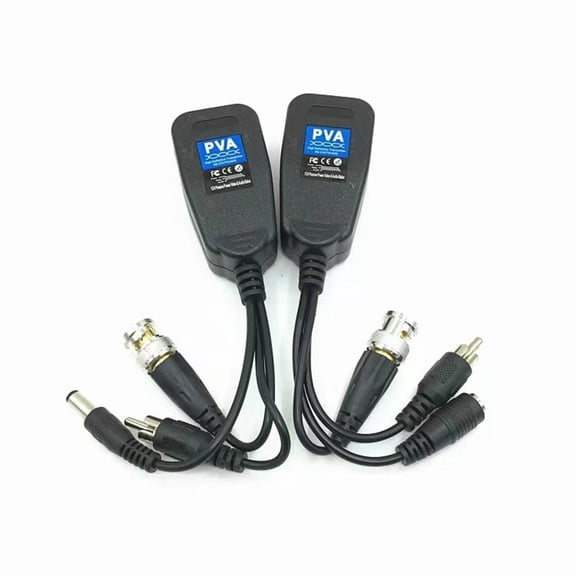 8MP BNC CCTV Cable Coaxial Video CCTV Camera Transmission Cable RJ45 Twisted Pair Coaxial Cable Passive BNC 1080p